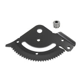RUIANOMG pinion front view showing gear shape and fit benefit