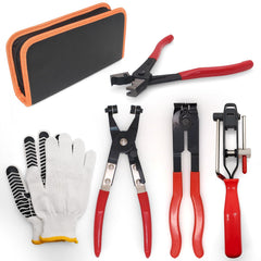 RUITONDA front view of tool kit showing all pliers and case for quick selection
