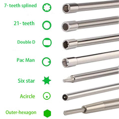 RUITONDA tools being used on a string trimmer to adjust carburetor for smoother running