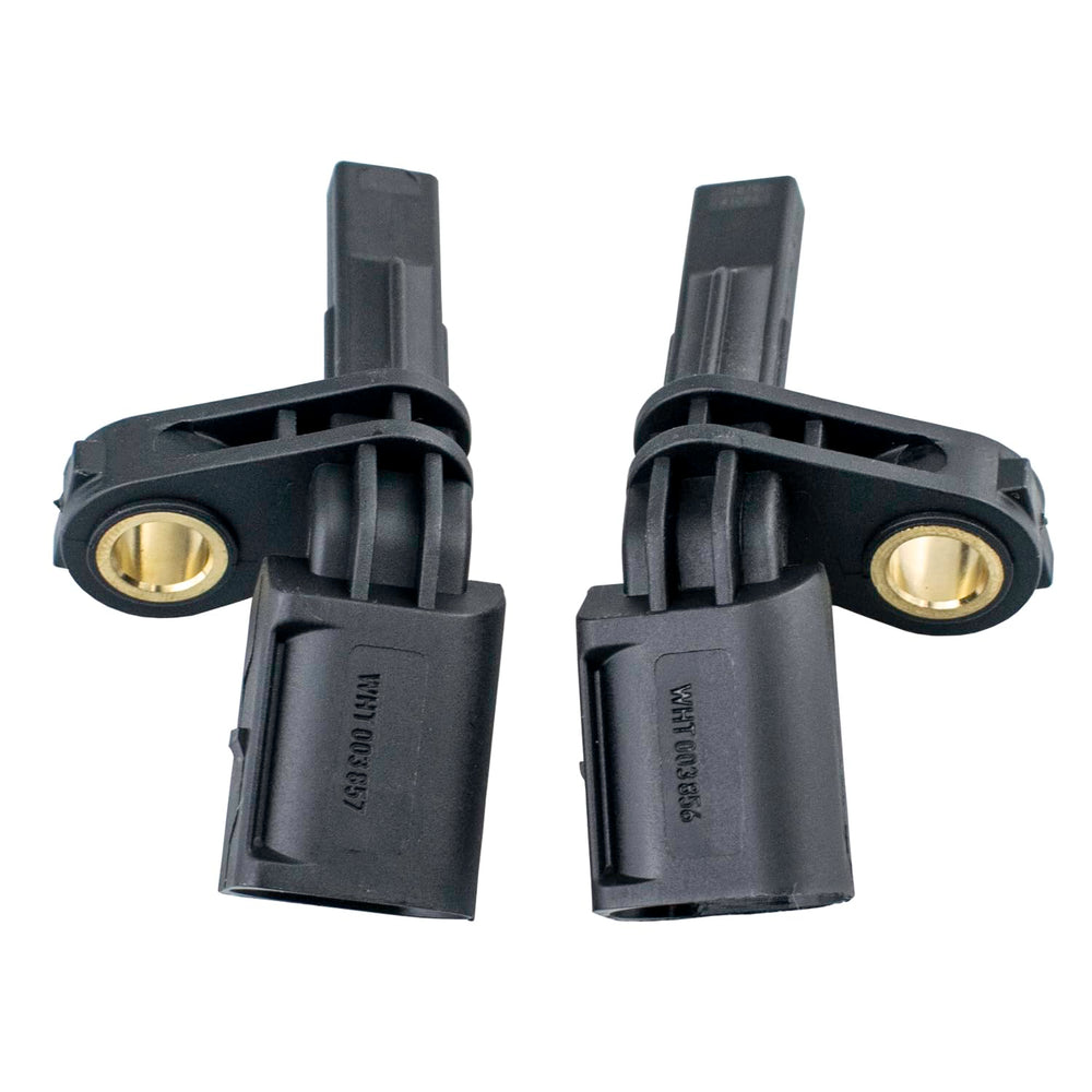Ruizure front ABS sensors packaging front view showing the matched left and right pair and easy replacement