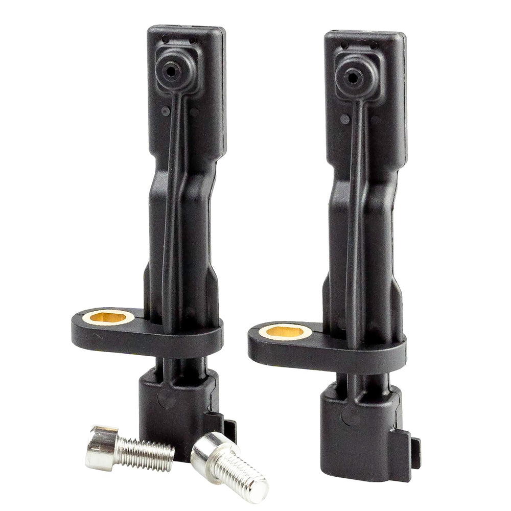 Ruizure rear ABS sensor pair front view showing connector and housing, ensuring correct fit