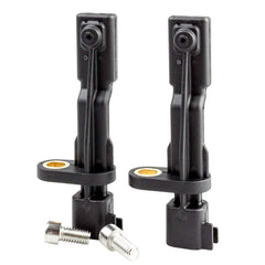Ruizure rear ABS sensor pair front view showing connector and housing, ensuring correct fit