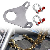 RULLINE front plate view showing mounting holes and solid steel construction benefit secure anchoring