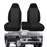 runfider front view installed on Ford Ranger bench showing clean OEM-style look