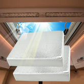 runfider front view of vent insulator showing full coverage and easy fit