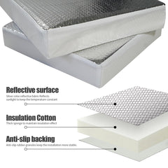 runfider zipper cover detail for easy removal and machine washing