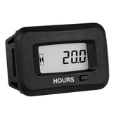 Runleader front panel display showing clear LCD for quick hour checks