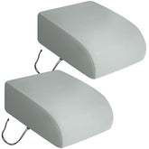 RunNico front view of gray RV AC cover showing full protection benefit