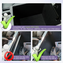 RUNROAD close-up of soft liners in tray compartments protecting items from scratches