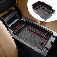 RUNROAD front view of center console organizer showing neat compartments and easy access