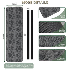 RUNROLE covers installed on camper stairs providing safer, cleaner entry