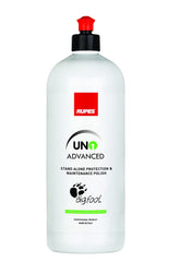RUPES UNO ADVANCED front bottle view showing label and capacity, highlights professional finish