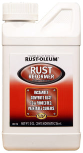Rust-Oleum front label on 8 oz can showing product and benefits