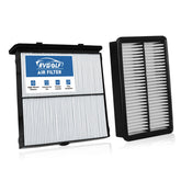 RVgolf front packaging showing both engine and cabin filters and fitted look