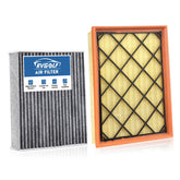 RVgolf engine filter front view showing fit and protection