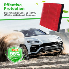 RVgolf engine filter installed in airbox demonstrating easy fit and improved airflow
