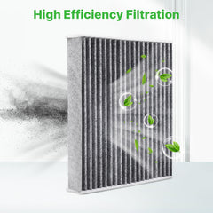 RVgolf filter held in hand showing size and easy handling