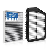 RVgolf front packaging showing both engine and cabin filters and easy replacement benefit