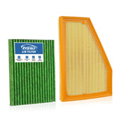 RVgolf front packaging of engine and cabin filter set showing complete kit and fitment benefits