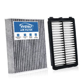 RVgolf front packaging showing the complete engine and cabin filter kit for easy identification and reliable replacement