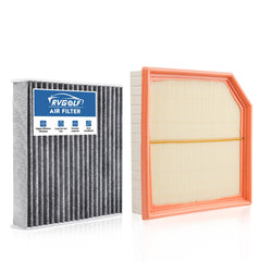 RVgolf front packaging showing both engine and cabin filters and clear fitment benefit