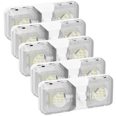 RVGUARD front view of dome light showing clean profile and even illumination benefit