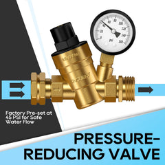 RVGUARD inline filter closeup illustrating cartridge detail for improved water taste benefit