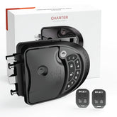 RVLock Charter front handle showing ergonomic grip and secure entry
