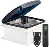 RVLOVENT front profile vent fan showing compact design and strong airflow benefit