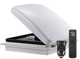 RVLOVENT front view installed on roof showing sleek low-profile and durability
