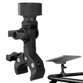 RVMARINEPAT front view of clamp mount showing compact profile and portability
