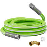 RVMATE front view of packaged 15ft hose showing compact portability and labeling