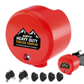 RVshark front view on coupler showing secure fit and theft prevention