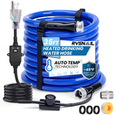 RVSNAIL front packaging image showing 35ft heated hose benefits