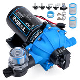 RVSNAIL front view of pump showing compact design and reliable flow