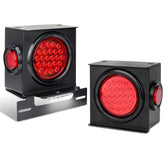 RVZONE 4-inch tail light front view showing clear stop signal benefit