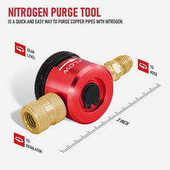 RX WELD valve close-up showing durable control and precise adjustment