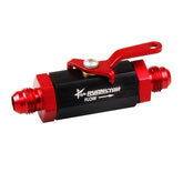 RYANSTAR AN6 fuel shut off valve front view showing compact design and easy access lever, reliable control
