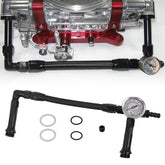 RYANSTAR RACING front view of AN6 dual-feed kit showing complete assembly and durable finish