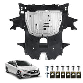 Ryansunoro front view of splash shield showing OEM fit and protection