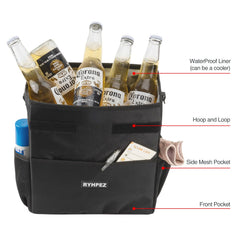 Ryhpez side mesh pockets and front pocket organizing essentials benefit