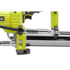 RYOBI LED work light illuminated to improve visibility in dark areas benefit