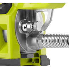 RYOBI plunger rod markings visible to monitor remaining grease benefit