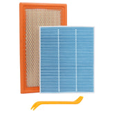 ryvclim engine and cabin filter pack front view showing both parts for easy identification and convenience