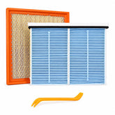 ryvclim front packaging showing both engine and cabin filters and clear fitment benefit