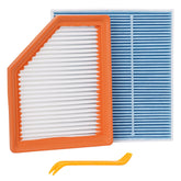 ryvclim front packaging showing both filters and fitment for Sentra, clearly labeled benefit: complete replacement kit