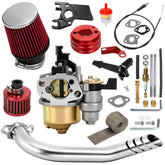 RZEOZU carburetor front view showing clean machining and improved airflow