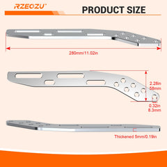 RZEOZU side profile with chain showing correct chain line and reduced derailment benefit