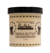 Saddle Butter pint tin front view showing label and natural formulation benefits