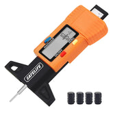 SAFELIFE front view of digital tread gauge showing compact form and quick readings